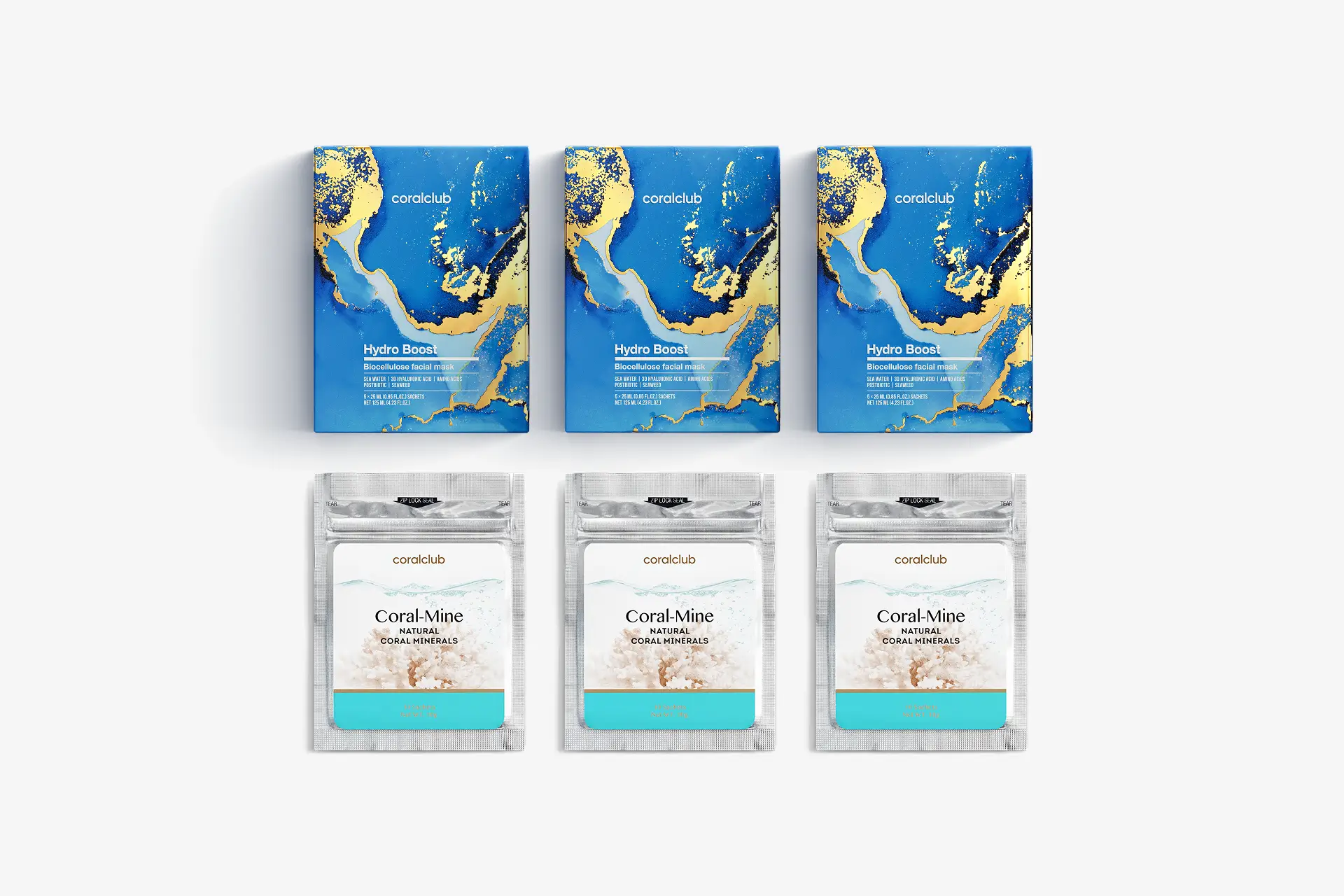 Hydro Boost Biocellulose Facial Mask, 25 ml, 15 kotikest + Coral-Mine, 30 kotikest, 1 g